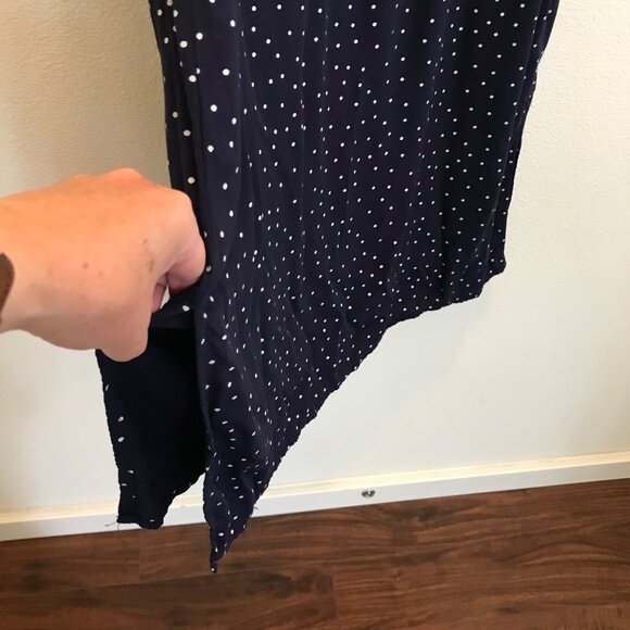 Gap Womens Polka Dot Sleeveless Tank Midi Shift Dress Size L 100% Viscose Casual - Picture 6 of 11